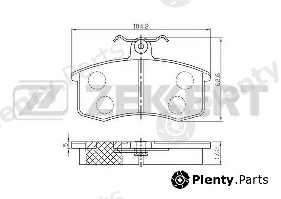  ZEKKERT part BS-1926 (BS1926) Brake Pad Set, disc brake