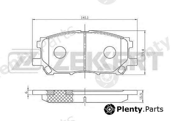  ZEKKERT part BS-1994 (BS1994) Brake Pad Set, disc brake