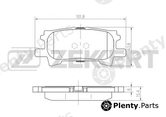  ZEKKERT part BS-1995 (BS1995) Brake Pad Set, disc brake