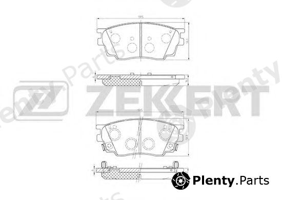  ZEKKERT part BS-2063 (BS2063) Brake Pad Set, disc brake