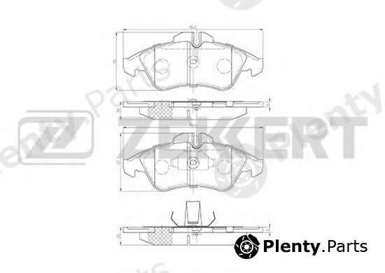  ZEKKERT part BS-2123 (BS2123) Brake Pad Set, disc brake