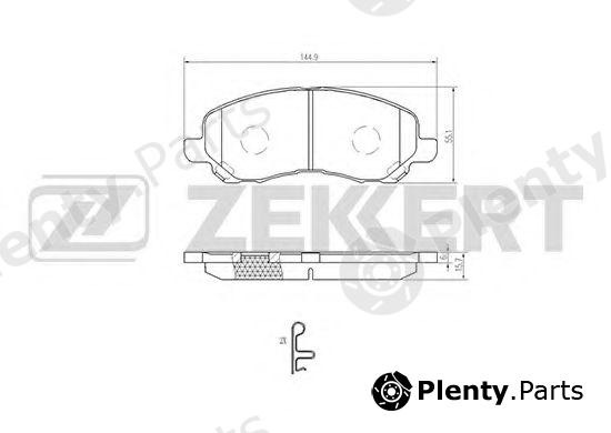  ZEKKERT part BS-2198 (BS2198) Brake Pad Set, disc brake