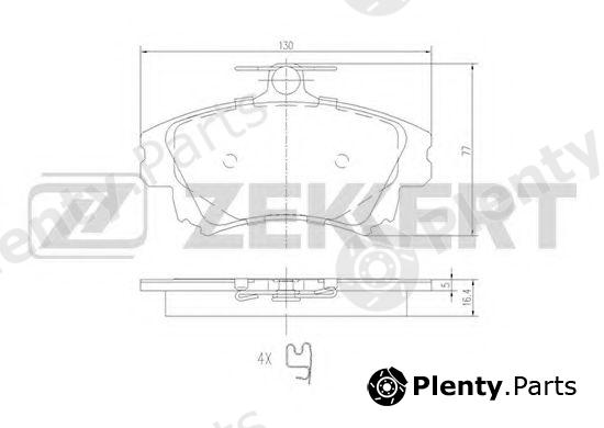  ZEKKERT part BS-2230 (BS2230) Brake Pad Set, disc brake