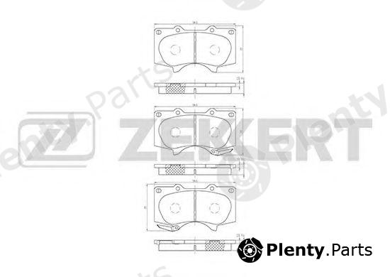  ZEKKERT part BS-2241 (BS2241) Brake Pad Set, disc brake