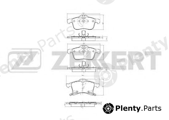  ZEKKERT part BS-2368 (BS2368) Brake Pad Set, disc brake