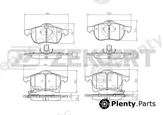  ZEKKERT part BS-2371 (BS2371) Brake Pad Set, disc brake
