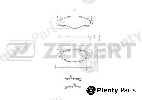  ZEKKERT part BS-2418 (BS2418) Brake Pad Set, disc brake