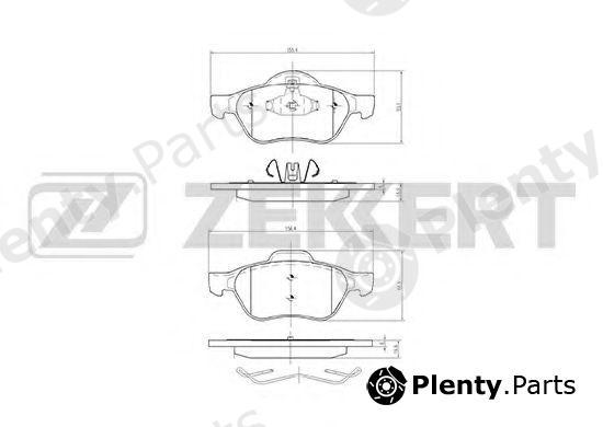  ZEKKERT part BS-2488 (BS2488) Brake Pad Set, disc brake