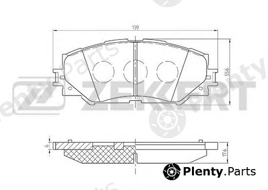  ZEKKERT part BS-2683 (BS2683) Brake Pad Set, disc brake