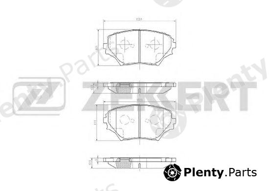  ZEKKERT part BS-2701 (BS2701) Brake Pad Set, disc brake