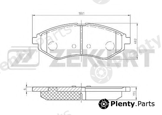  ZEKKERT part BS-2812 (BS2812) Brake Pad Set, disc brake