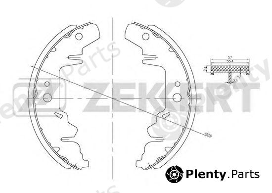  ZEKKERT part BK-4039 (BK4039) Brake Shoe Set