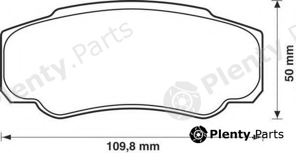  JURID part 573115D Brake Pad Set, disc brake