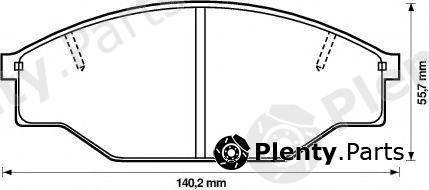  JURID part 572355J Brake Pad Set, disc brake