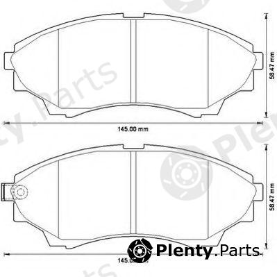  JURID part 572572J Brake Pad Set, disc brake