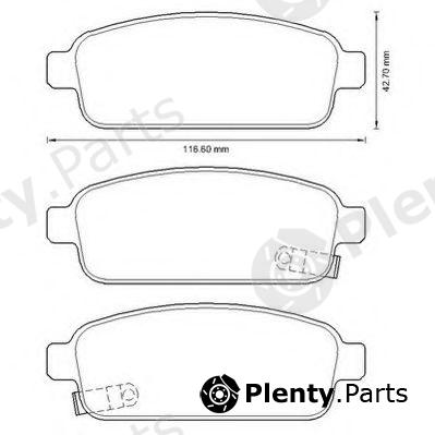  JURID part 573335J Brake Pad Set, disc brake