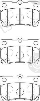  JURID part 573393J Brake Pad Set, disc brake