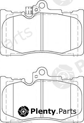  JURID part 573413J Brake Pad Set, disc brake