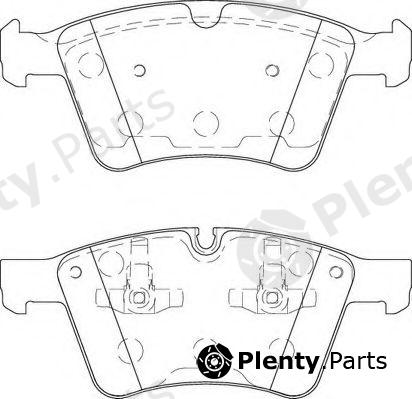  JURID part 573424J Brake Pad Set, disc brake