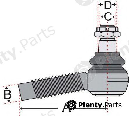  JURATEK part JSS2135 Tie Rod End