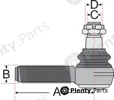  JURATEK part JSS2417 Tie Rod End