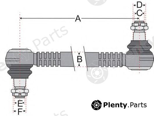  JURATEK part JSS1440 Rod/Strut, stabiliser