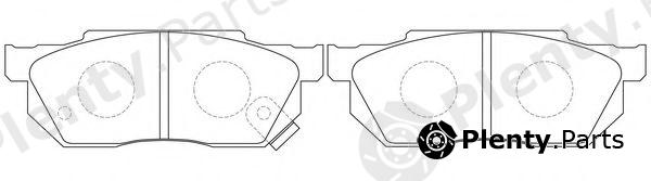  FIT part FP0256 Brake Pad Set, disc brake