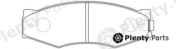  FIT part FP0266 Brake Pad Set, disc brake