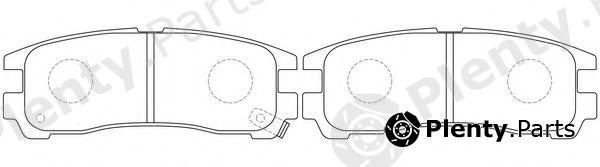  FIT part FP0383 Brake Pad Set, disc brake