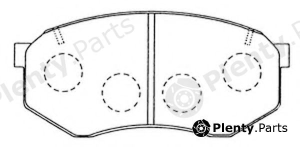  FIT part FP0433 Brake Pad Set, disc brake