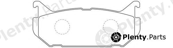  FIT part FP0584 Brake Pad Set, disc brake