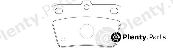  FIT part FP1051 Brake Pad Set, disc brake