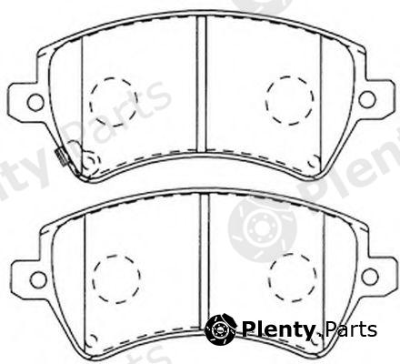  FIT part FP1215 Brake Pad Set, disc brake