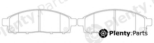  FIT part FP1519 Brake Pad Set, disc brake
