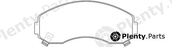  FIT part FP3016 Brake Pad Set, disc brake