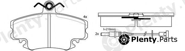  FIT part FP3350E Brake Pad Set, disc brake