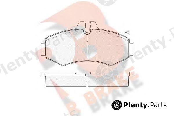  R BRAKE part RB1288 Brake Pad Set, disc brake