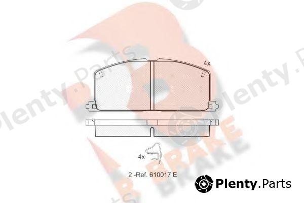  R BRAKE part RB0462 Brake Pad Set, disc brake