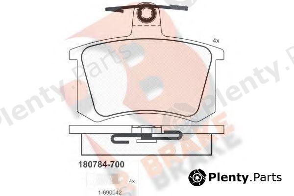  R BRAKE part RB0784-700 (RB0784700) Brake Pad Set, disc brake