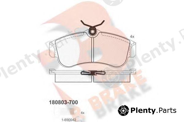  R BRAKE part RB0803-700 (RB0803700) Brake Pad Set, disc brake