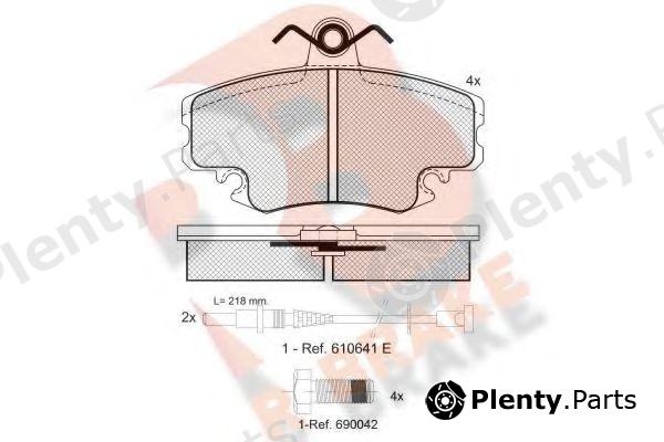  R BRAKE part RB0993-700 (RB0993700) Brake Pad Set, disc brake