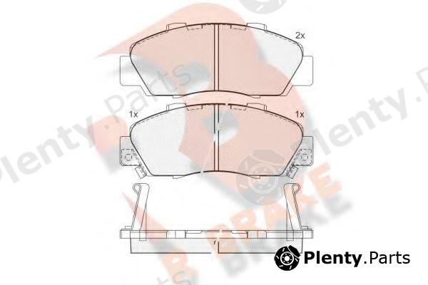  R BRAKE part RB1019 Brake Pad Set, disc brake