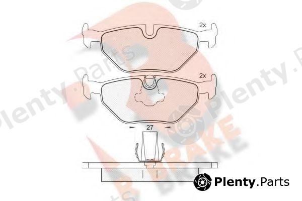  R BRAKE part RB1141 Brake Pad Set, disc brake