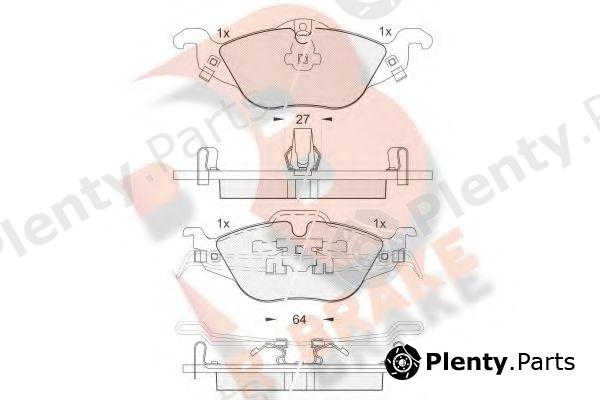  R BRAKE part RB1249 Brake Pad Set, disc brake