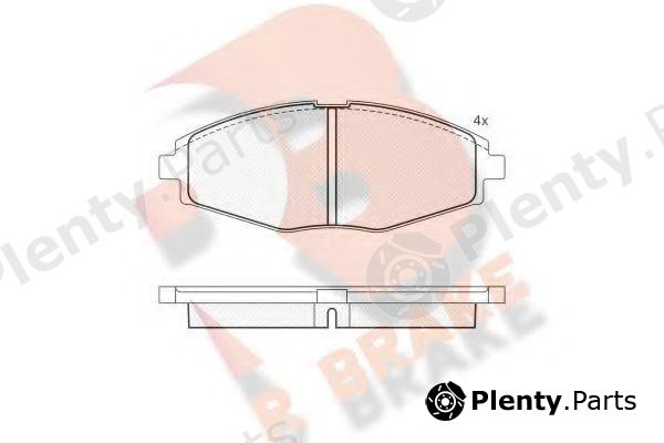  R BRAKE part RB1262 Brake Pad Set, disc brake