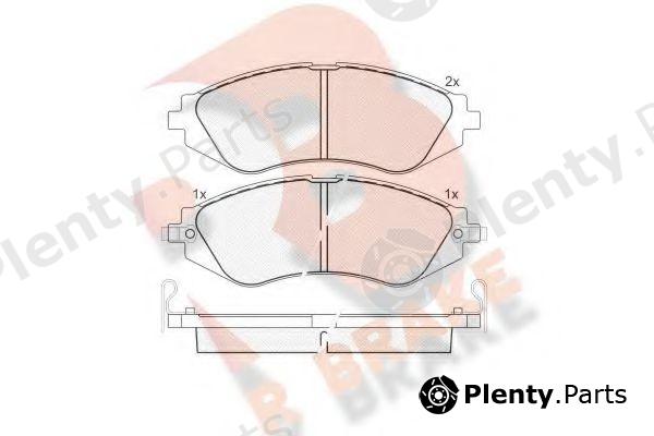  R BRAKE part RB1263 Brake Pad Set, disc brake