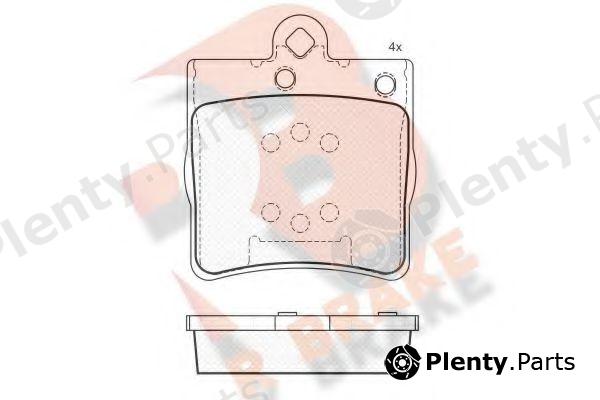  R BRAKE part RB1311 Brake Pad Set, disc brake