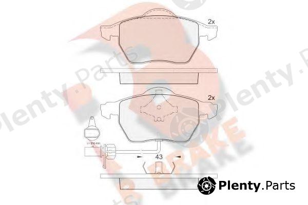  R BRAKE part RB1331-203 (RB1331203) Brake Pad Set, disc brake