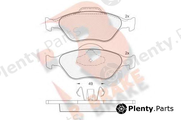  R BRAKE part RB1343 Brake Pad Set, disc brake
