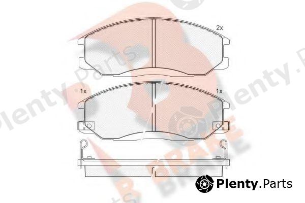  R BRAKE part RB1372 Brake Pad Set, disc brake